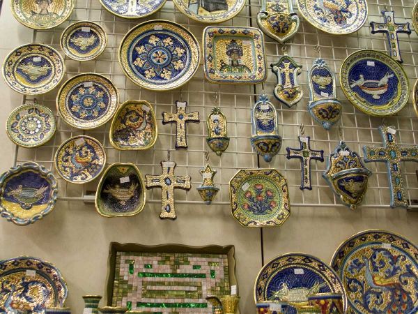 Italy, Ravenna Mosaic souvenirs for sale